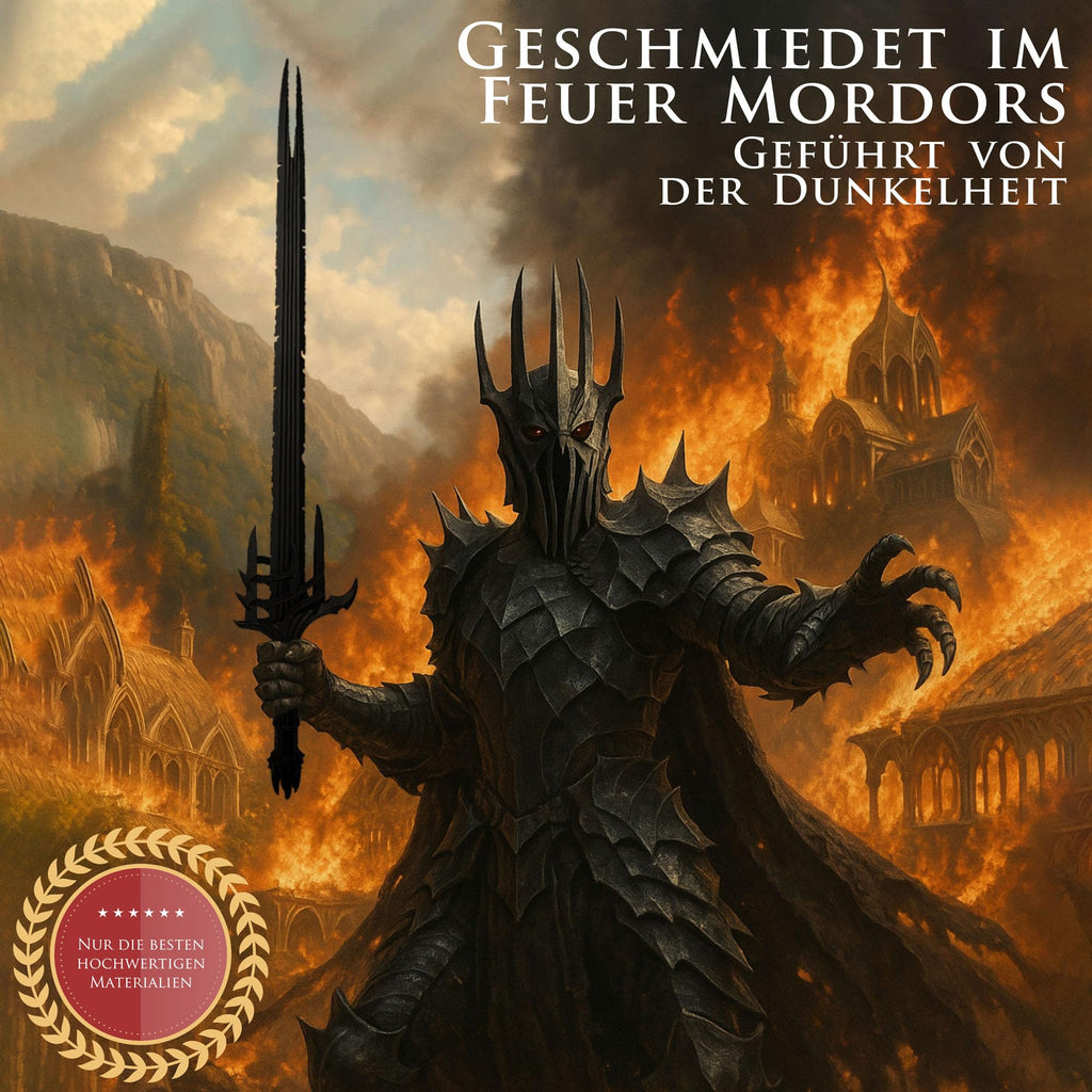 Der Herr der Ringe - LOTR Schwert, Filmschwert, echt, aus Stahl, Der Hobbit, Zauberer Merch, Aragorn Sword, Deko für Sammler und als Geschenk