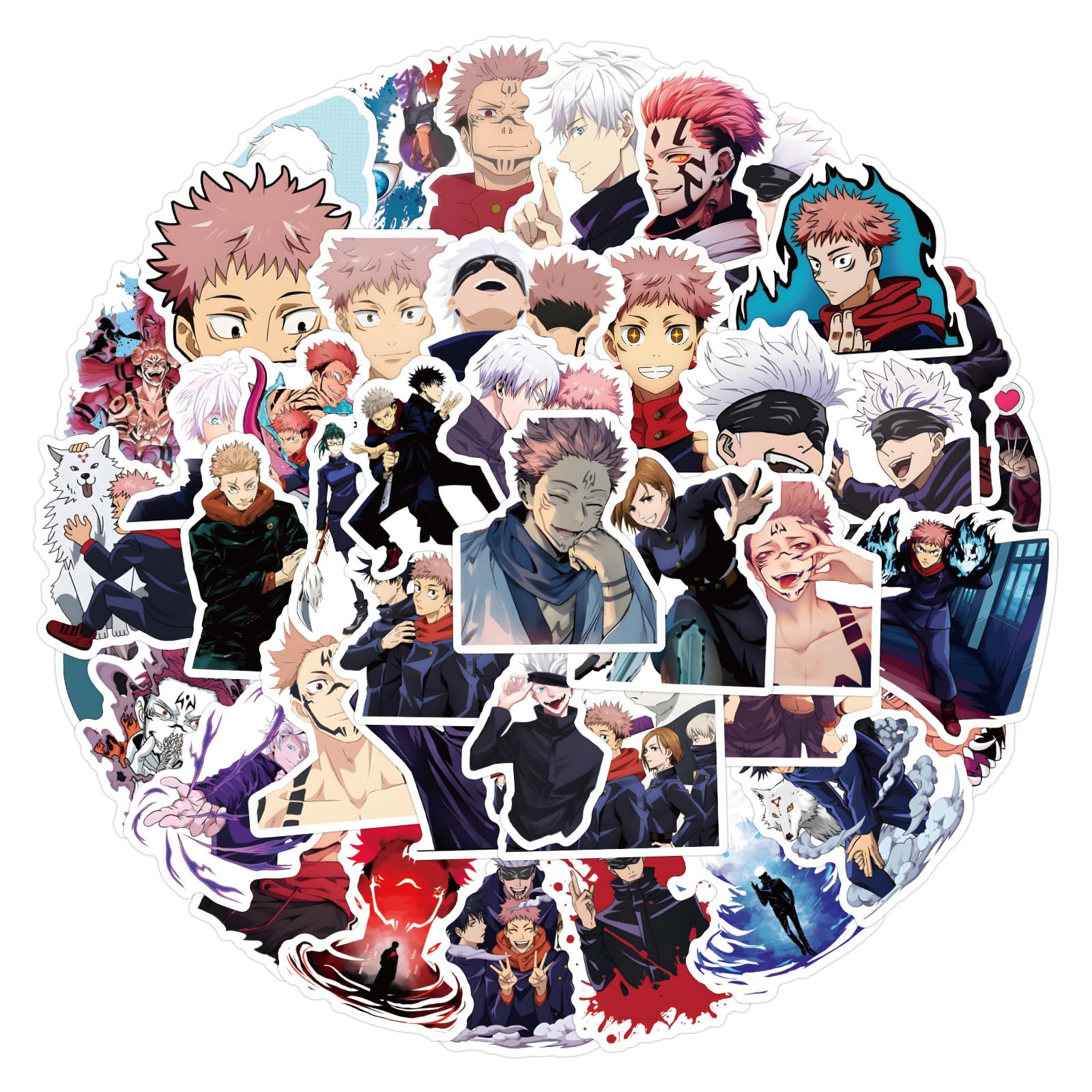 100 Stück One Piece Aufkleber für Wasserflaschen, Laptop, Computer, Skateboard, niedliches Aufkleber-Geschenk für Kinder, Teenager, wasserdicht
