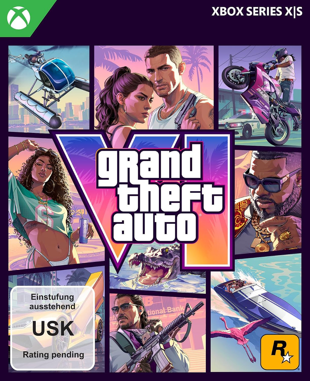Xbox Series X (Zertifiziert generalüberholt) + GTAVI Code-in-a-Box