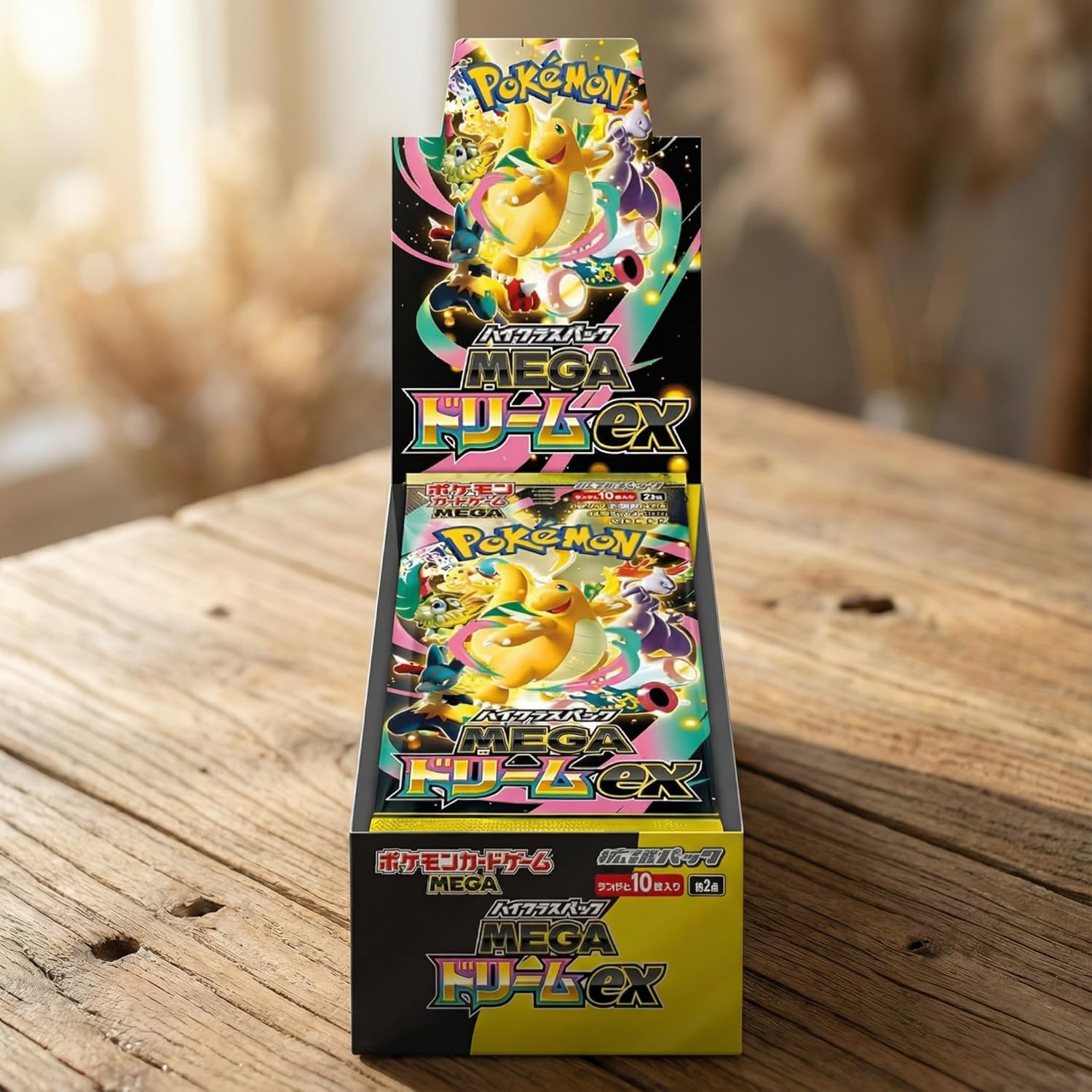Pokémon Mega Dream EX High-Class Display M3 (JPN) – 10 Booster Packs – Japanische Original-Edition – Mega-Pokémon EX & seltene Karten – Neu & OVP – High-Class Booster Display