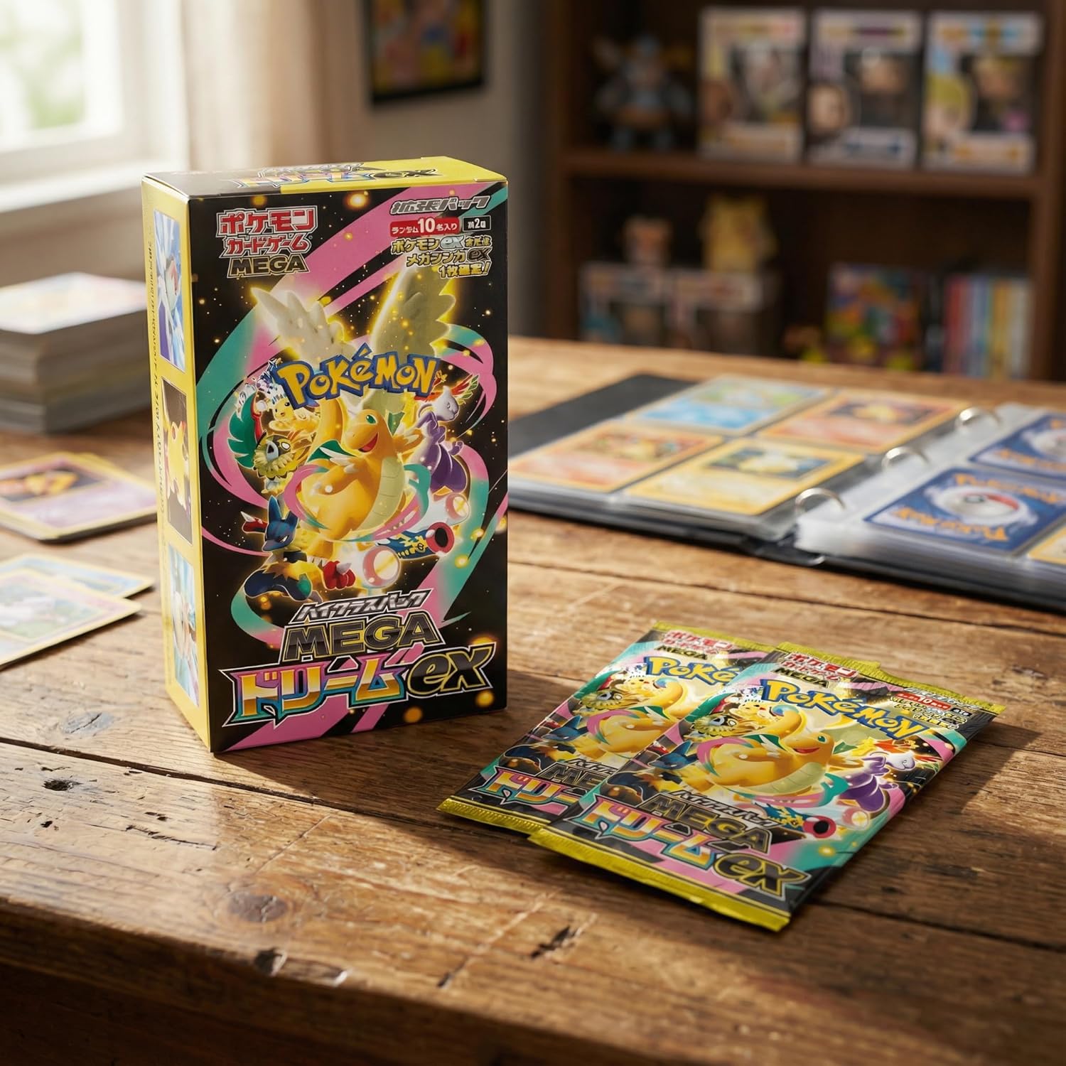 Pokémon Mega Dream EX High-Class Display M3 (JPN) – 10 Booster Packs – Japanische Original-Edition – Mega-Pokémon EX & seltene Karten – Neu & OVP – High-Class Booster Display