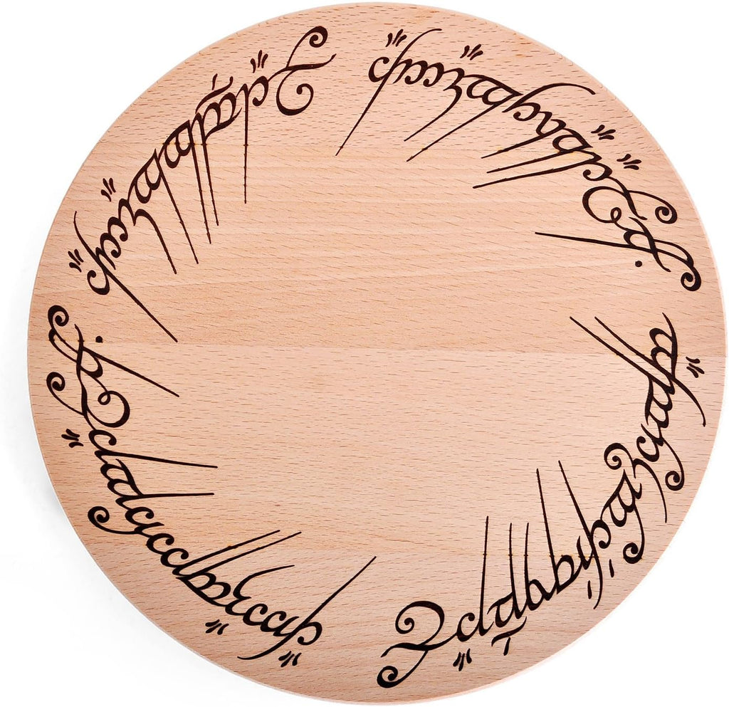 Schneidebrett Buche Holz Der Eine Ring von Elbenwald Natur