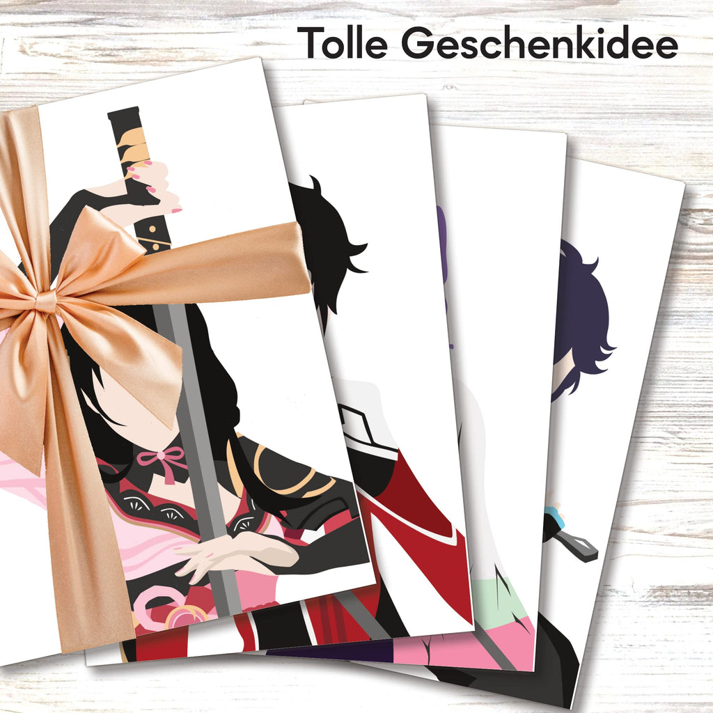 mojoliving Gaming Zimmer Deko Bilder | Poster Wand für Gamer Jugendzimmer | Set mit Neon Sign Motive | Coole Geschenke für Gamer | Zocker Bilder Wand | Neon Wandbild