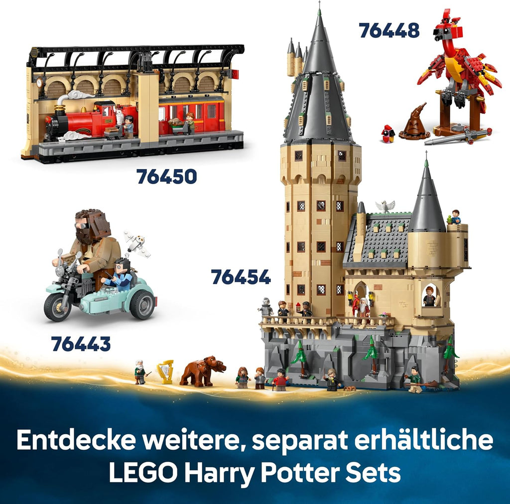 LEGO Harry Potter Beißendes Monsterbuch der Monster – Interaktives Spielzeug mit Rückziehmotor und beißendem Mund – mit Neville Longbottom Mini-Figur – Geschenk für Kinder, Harry Potter Fans – 76449