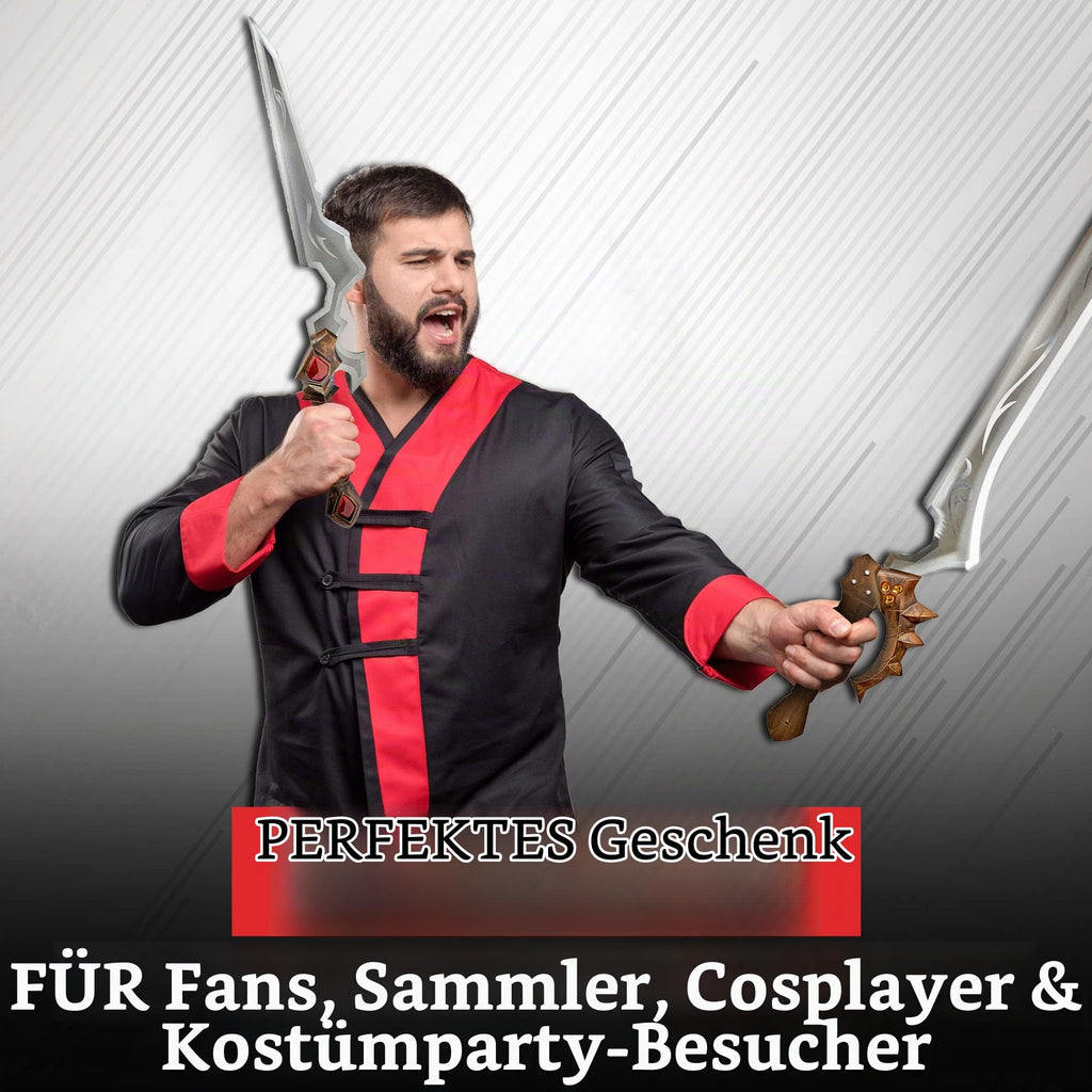 Swords and more Frostmourne Schwert Replik, Lich King Frostmourne Schwert Replikat 106 cm, World of Warcraft, Gaming Deko, Schwert aus Metall für Wow Cosplay, Deko Schwert & Gamer Geschenk