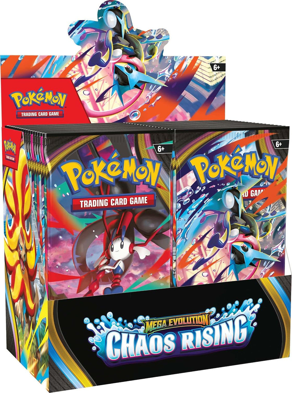 Pokémon TCG: Mega Evolution - Chaos Rising 1 x Booster Pack, Sammelkartenspiel