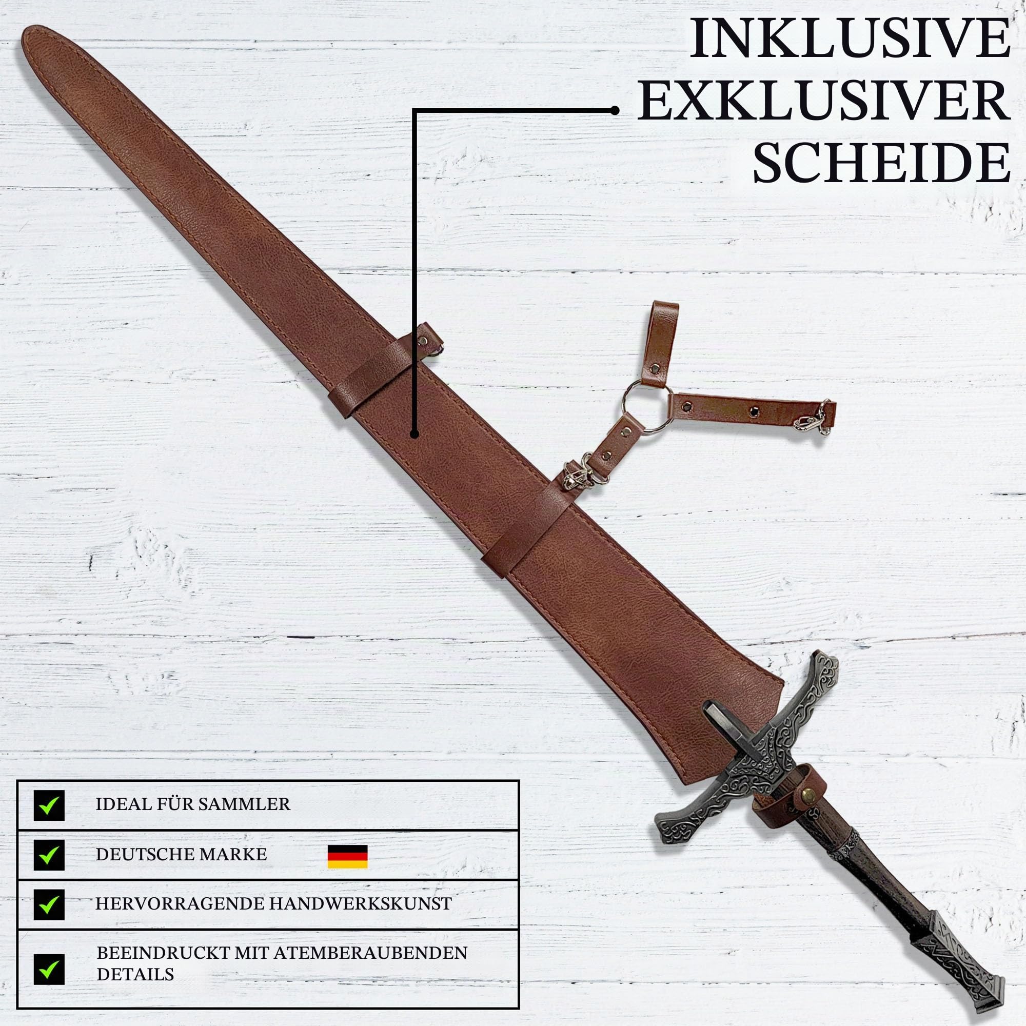 Elden Ring Schwert & Katana Repliken | Gamer Sword | Sammlerschwert & Cosplay Gamer Merch Zubehör Spiel | Fans und Cosplay