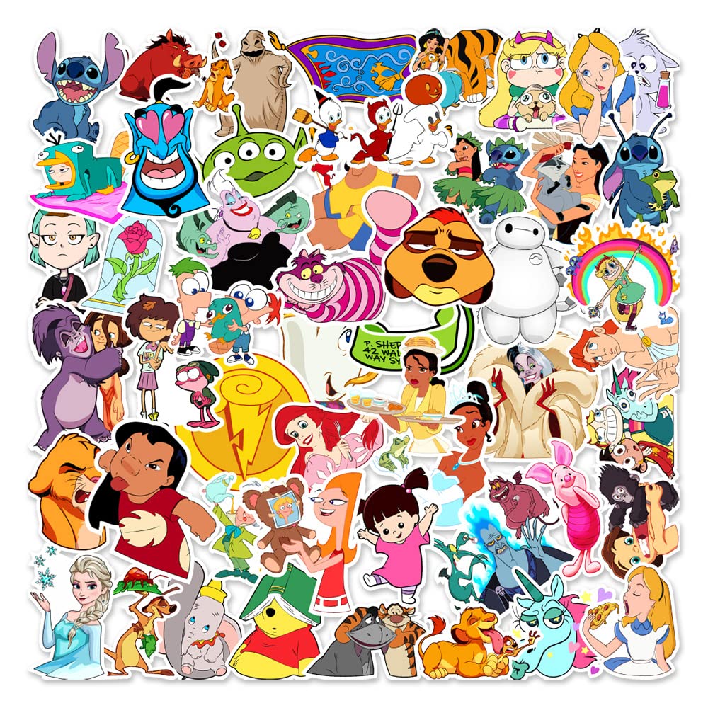 100 Stück One Piece Aufkleber für Wasserflaschen, Laptop, Computer, Skateboard, niedliches Aufkleber-Geschenk für Kinder, Teenager, wasserdicht
