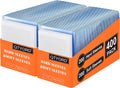 400 Stück Card Sleeves, 3"X4" Hartkartenhüllen, Sammelkartenhüllen passend für MTG, Sammelkarten, Sportkarten (200 Top Loads + 200 Transparente Kartenhüllen)