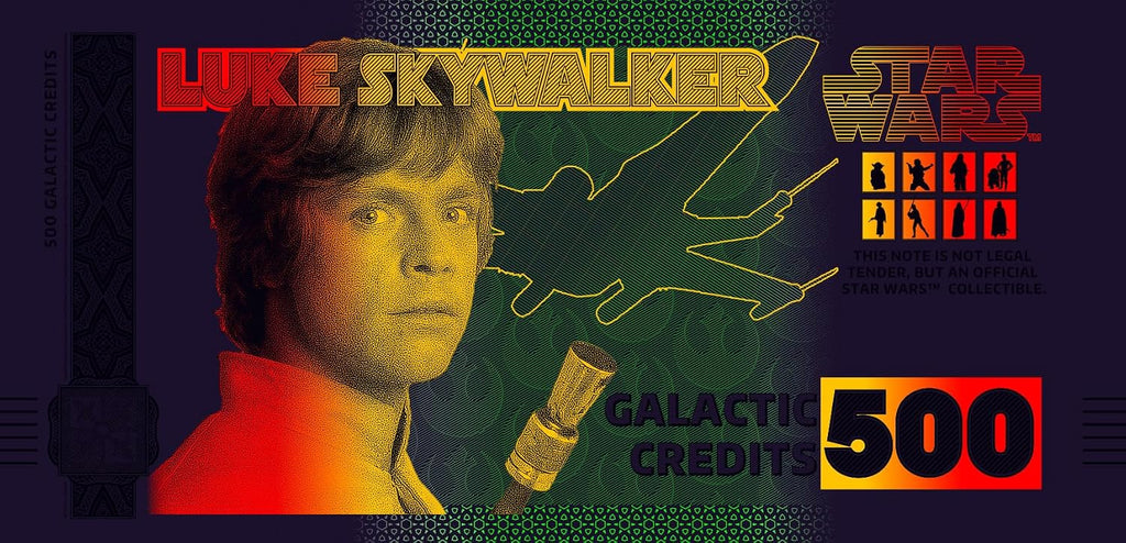FANTASY CLUB Star Wars Original Luke Skywalker Trilogie | Offizielles Merchandising | Limitierte Auflage mit goldenem Hologramm und UV-Effekten