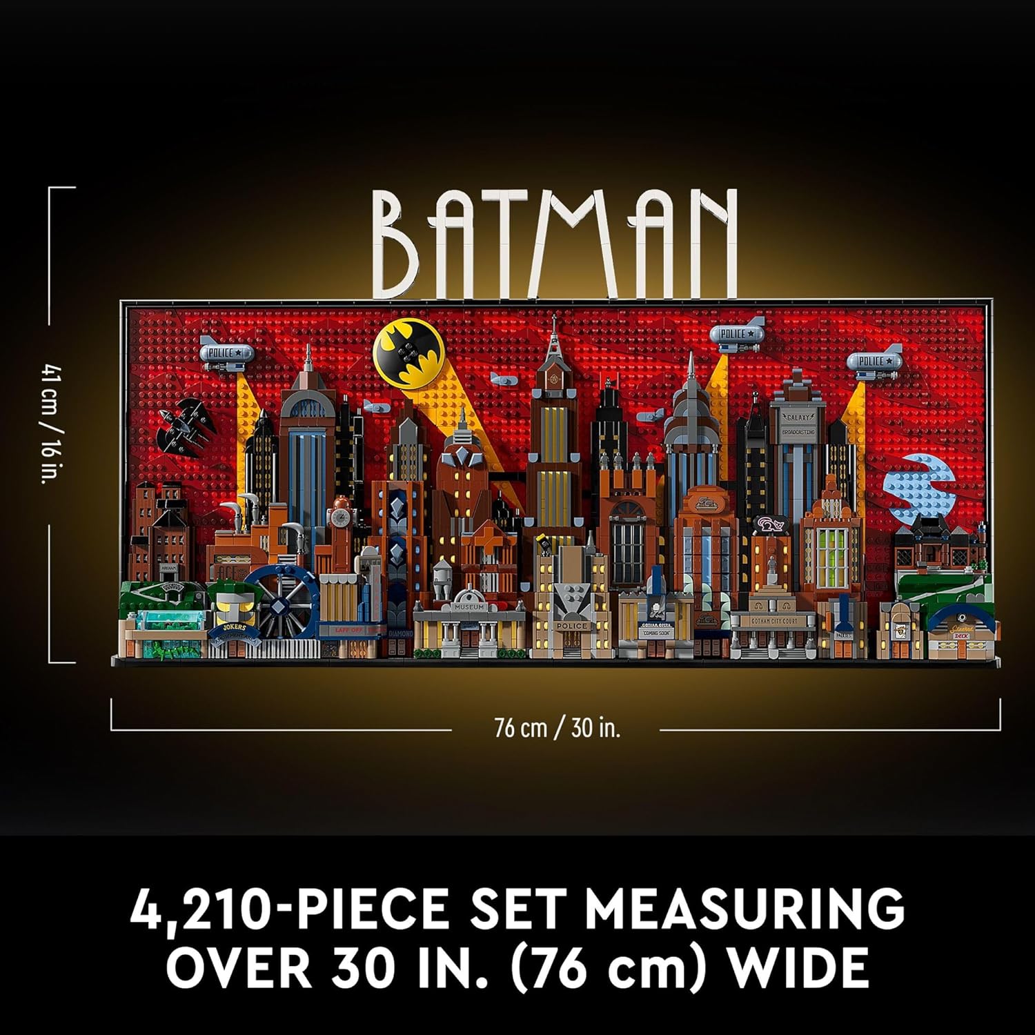 Lego DC Batman - Die Zeichentrickserie Gotham City Bauen und Ausstellen Erwachsenen-Set mit Minifiguren, DC Sammelgeschenk für Fans von Superhelden-Action- und Abenteuerfilmen, 76271