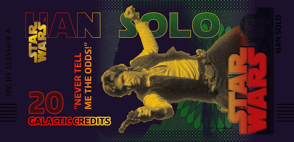 FANTASY CLUB Star Wars Original Han Solo Trilogie | Offizielles Merchandising | Limitierte Auflage mit goldenem Hologramm und UV-Effekten