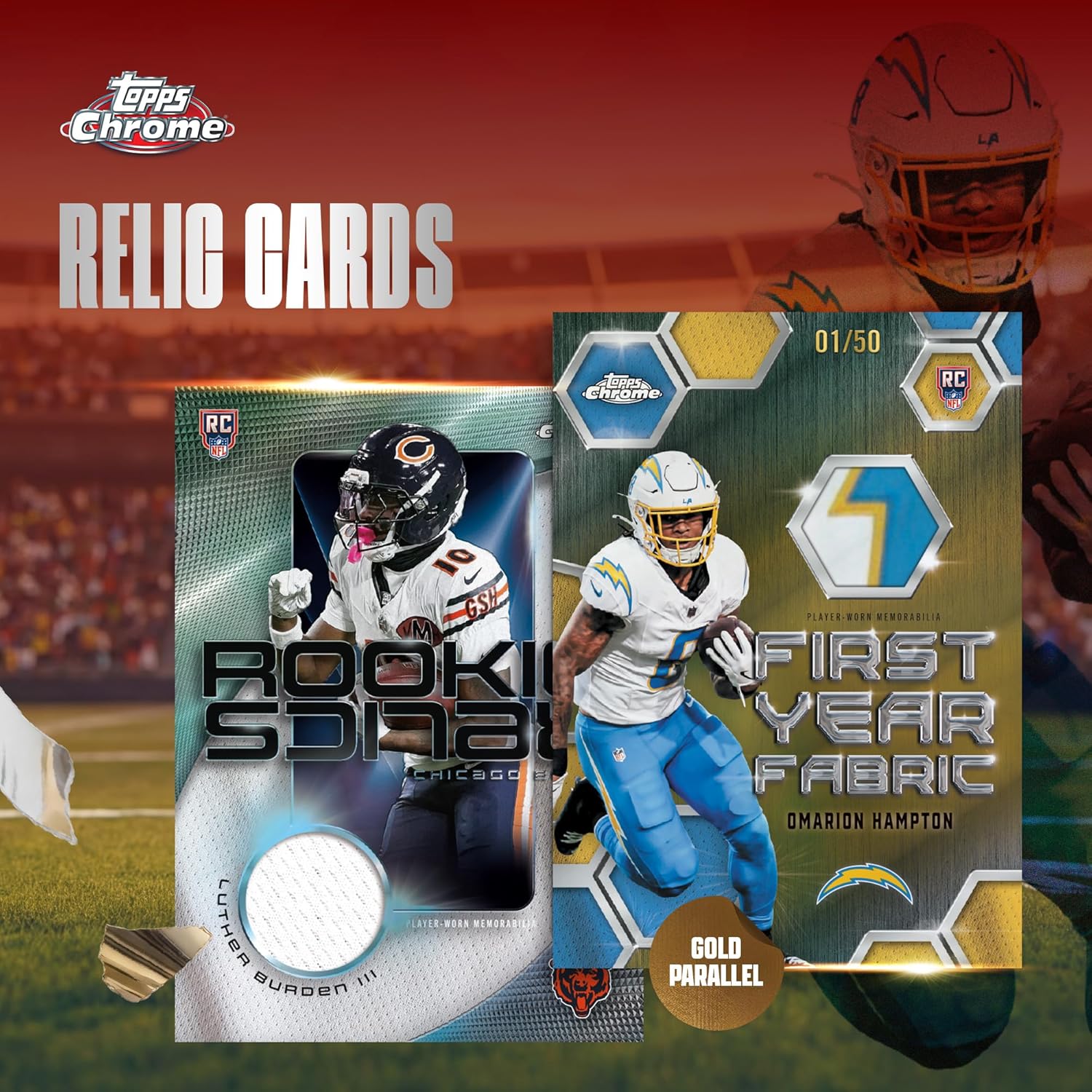 2025 Topps Chrome Football – werkseitig versiegelt – Value Box