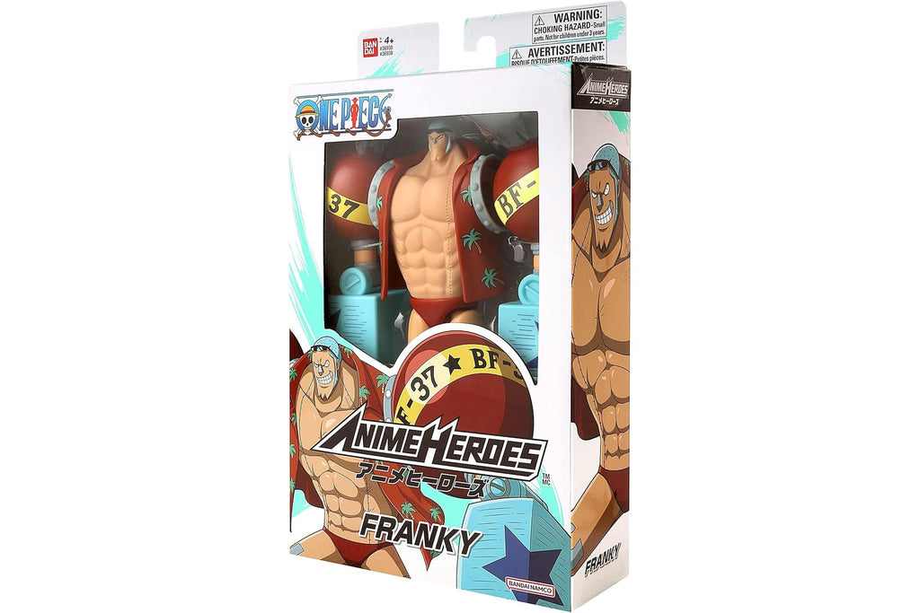 BANDAI – Anime Heroes – One Piece Figur – Lorenor Zorro 17 cm Three Sword Style – Offizielle Lizenz One Piece – Bewegliche Manga Figur Zorro 3 Schwerter – Spielzeug für Kinder ab 4 Jahren – 37052
