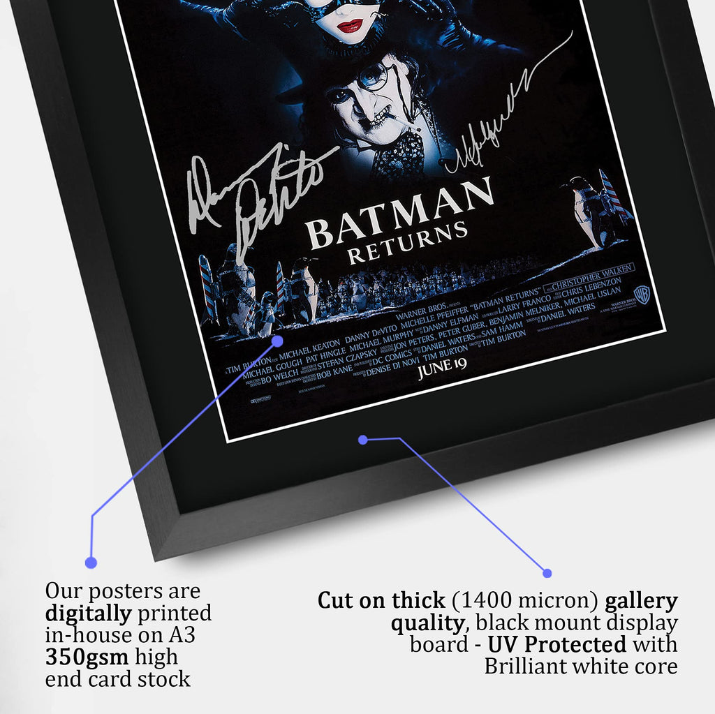 HWC Trading A3 FR The Batman Movie Poster Collection The Cast Signed Gift Printed Autogramm Film Gifts Print Photo Picture Display