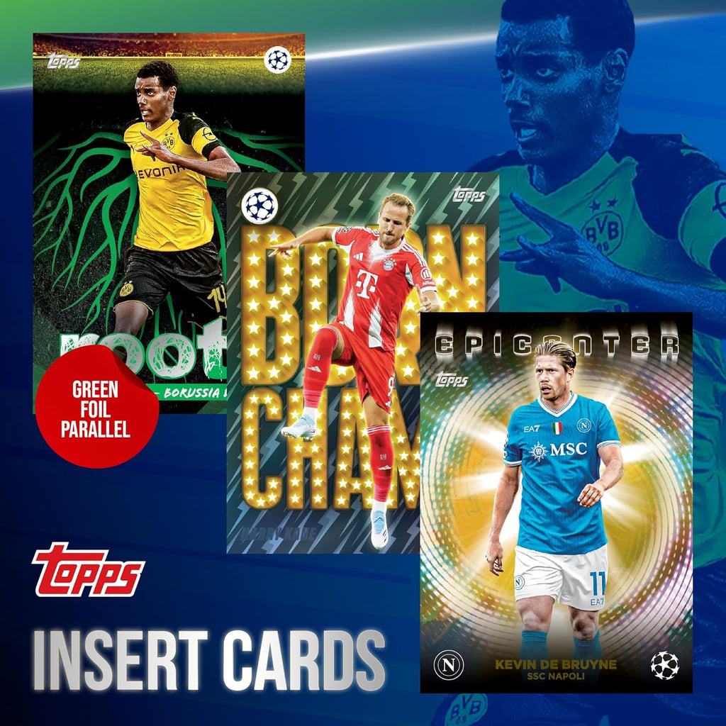 2025-26 Topps UEFA Club-Wettbewerbe Fußball – Fabrikversiegelt – Vorteilsbox
