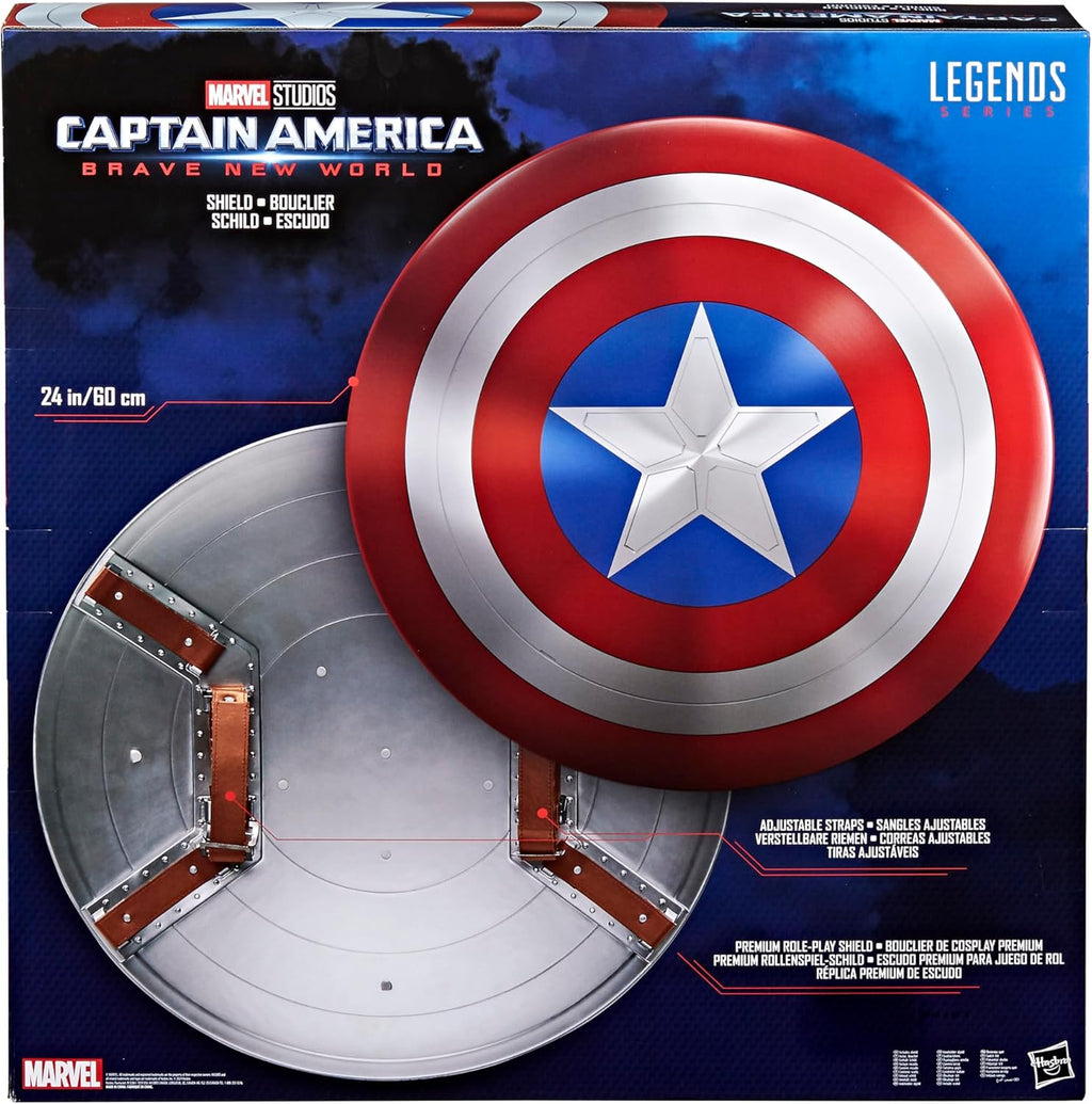 Marvel Legends Series Captain America Schild, Rollenspielarktikel für Erwachsene
