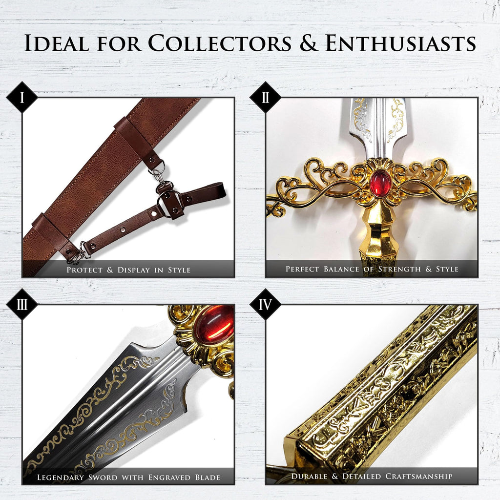 Elden Ring Schwert & Katana Repliken | Gamer Sword | Sammlerschwert & Cosplay Gamer Merch Zubehör Spiel | Fans und Cosplay