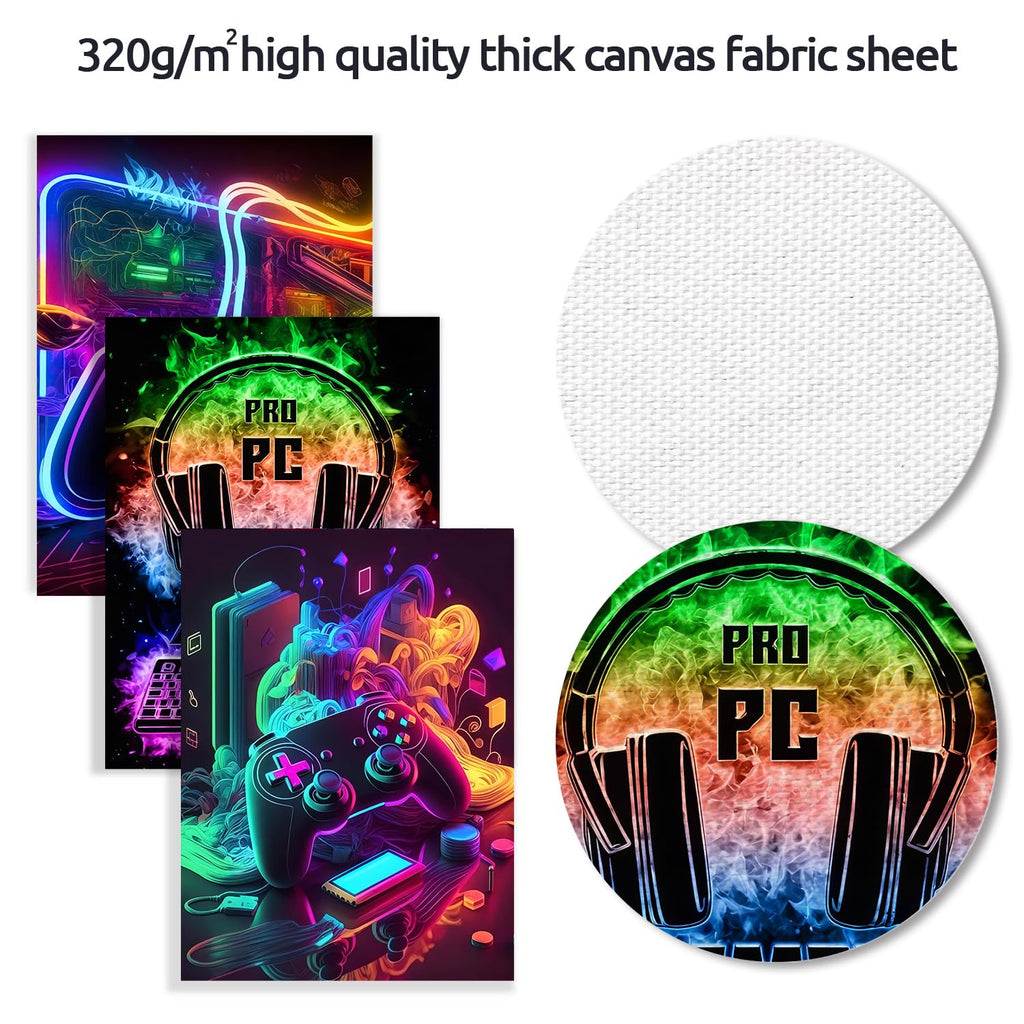 Dazzlewall 3Pcs Spiel WandBilder Cool Neon Gaming Bilder für Teen Jungen Zimmer Schlafsaal Spiel Zimmer Dekor 30×40 cm Ungerahmt