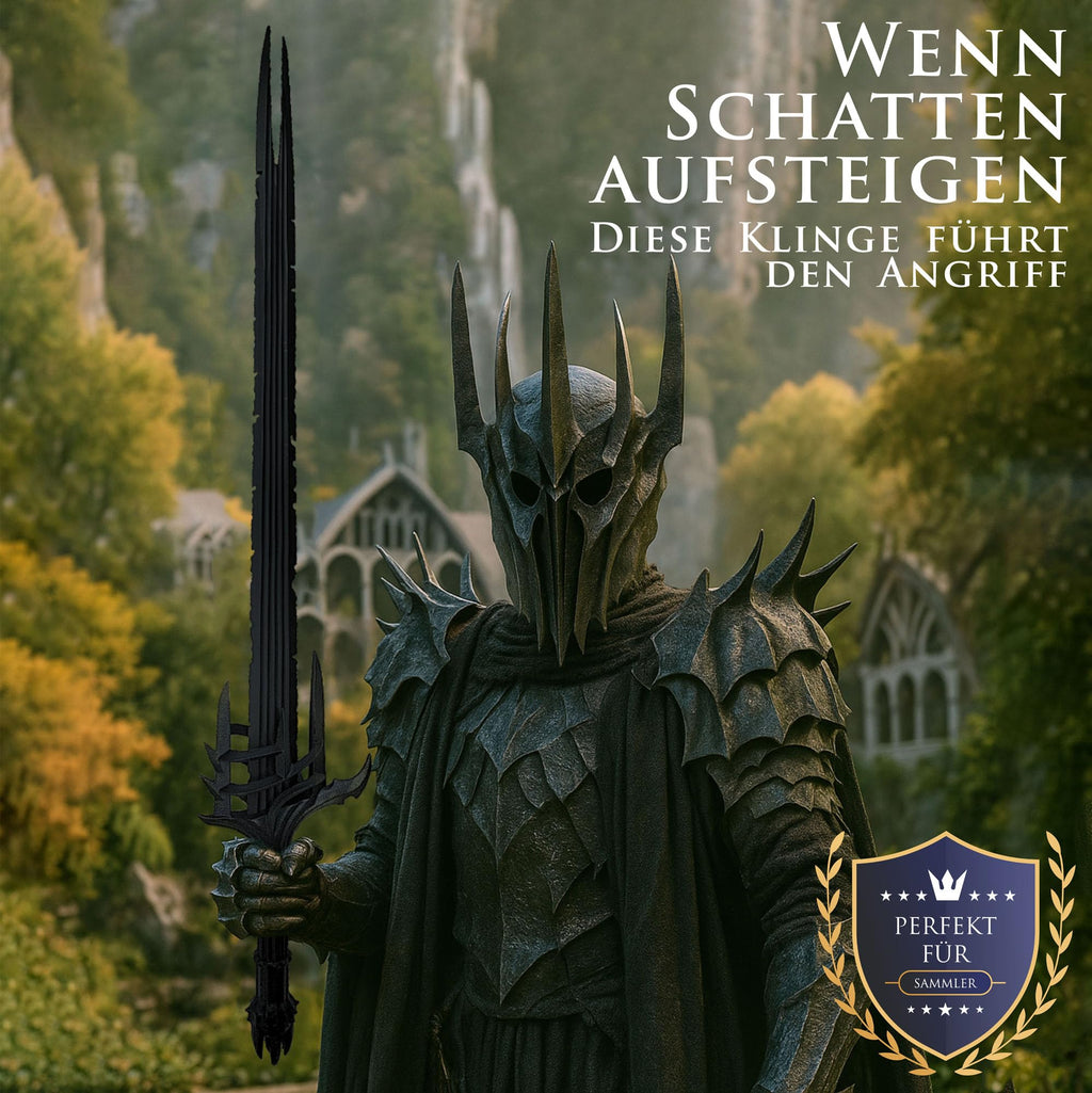 Der Herr der Ringe - LOTR Schwert, Filmschwert, echt, aus Stahl, Der Hobbit, Zauberer Merch, Aragorn Sword, Deko für Sammler und als Geschenk