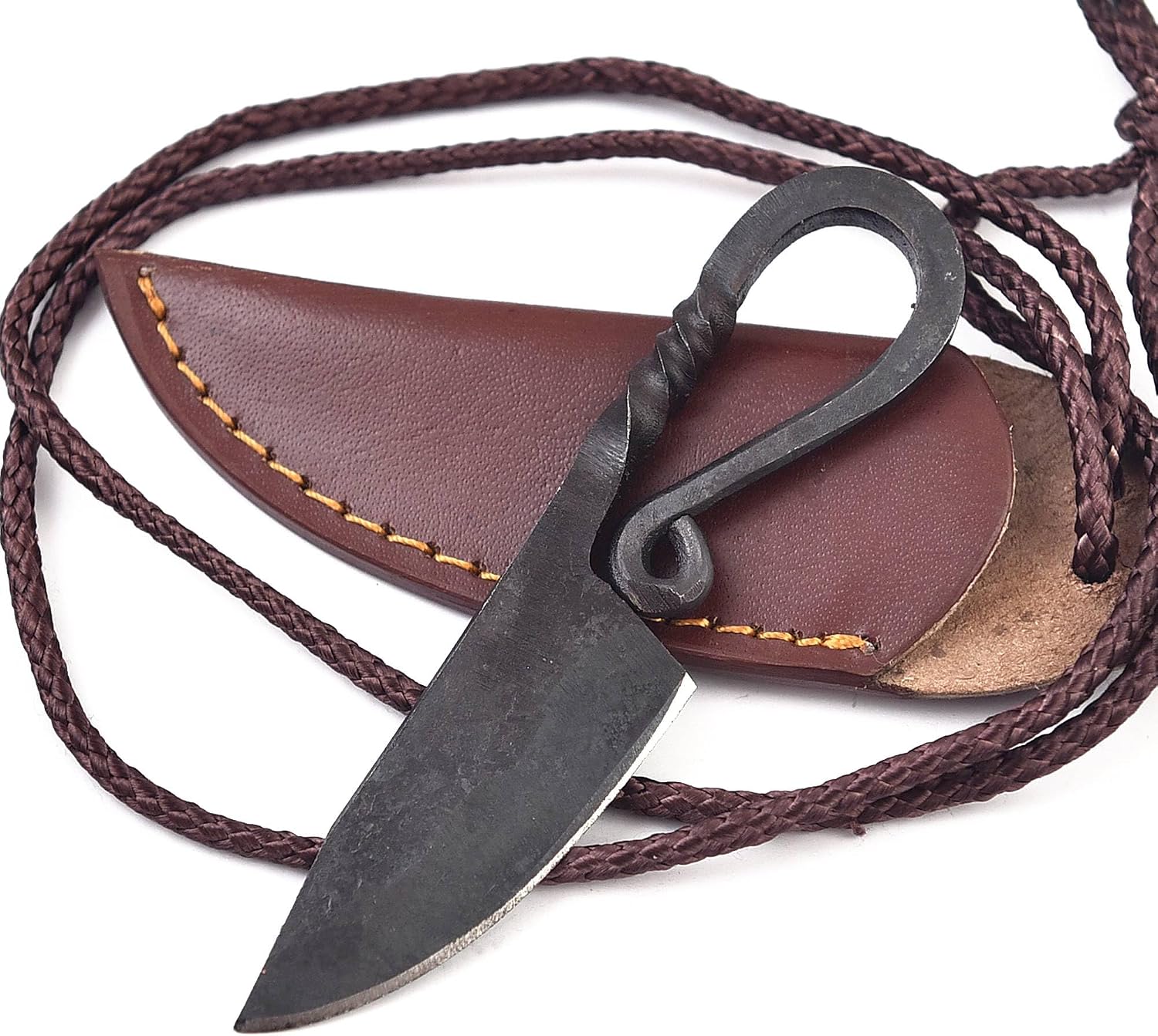 Mittelalter Messer Handgeschmiedet Wikinger 1095 Karbonstahl 692EA