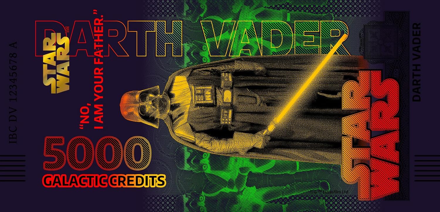 FANTASY CLUB Star Wars Original Darth Vader Trilogie | Offizielles Merchandising | Limitierte Auflage mit goldenem Hologramm und UV-Effekten