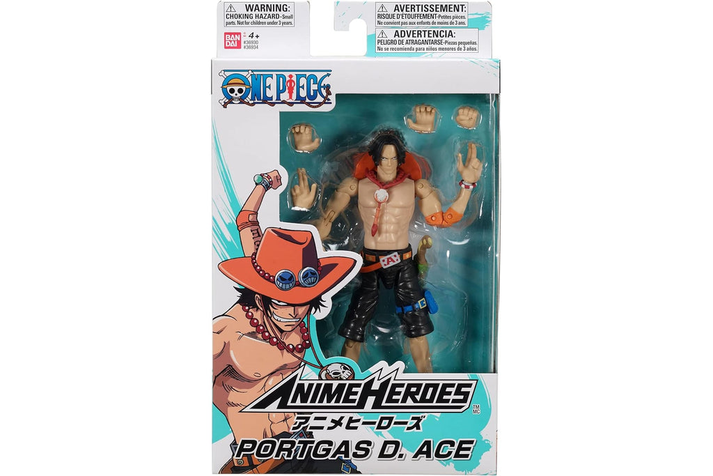BANDAI – Anime Heroes – One Piece Figur – Lorenor Zorro 17 cm Three Sword Style – Offizielle Lizenz One Piece – Bewegliche Manga Figur Zorro 3 Schwerter – Spielzeug für Kinder ab 4 Jahren – 37052
