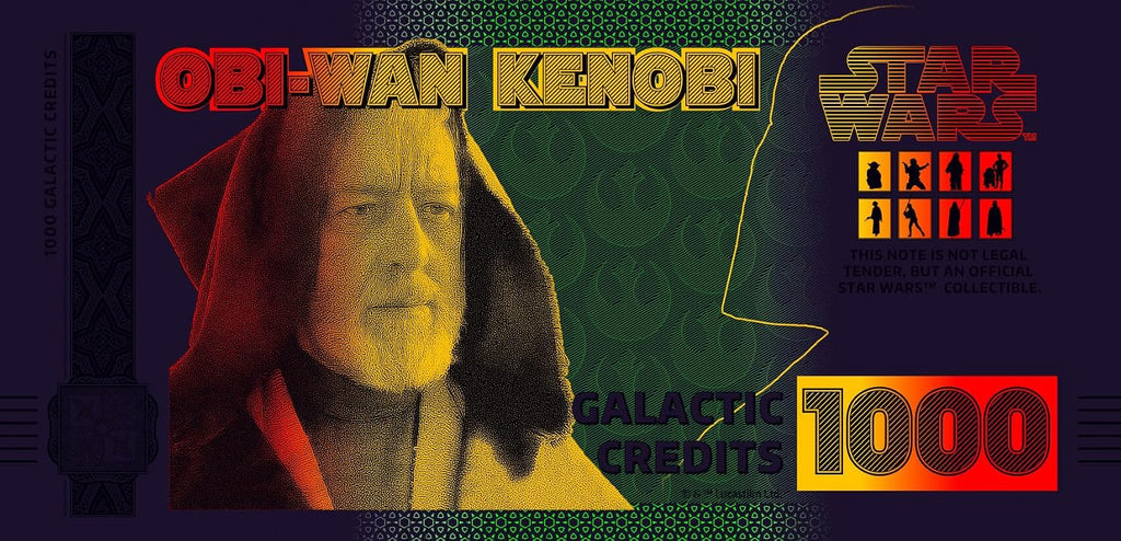 FANTASY CLUB Star Wars Trilogie Original OBI WAN Kenobi | Offizielles Merchandising | Limitierte Auflage mit goldenem Hologramm und UV-Effekten