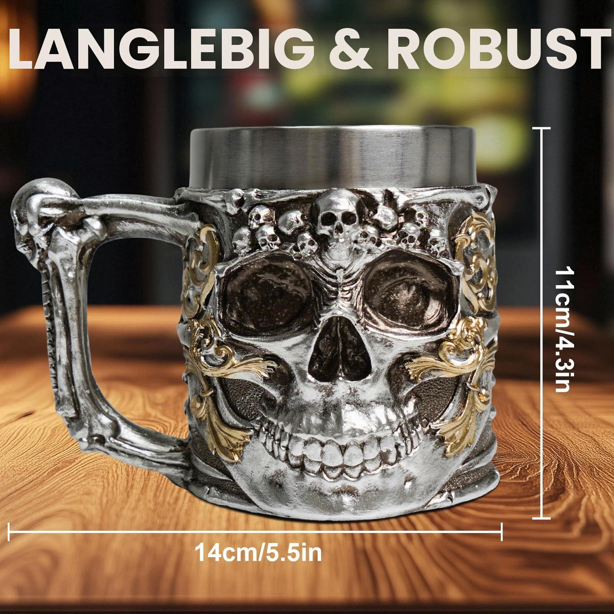 ZONSUSE Mittelalter Drache Kelch, Gotischer Drachen Kelch, Flugsaurier Edelstahl Weinkelch, Roter Drache auf Kreuzsockel, Magischer Dragon Goblet,Idee Geschenk für Fantasy Fans 200ml (Rot Goblet)