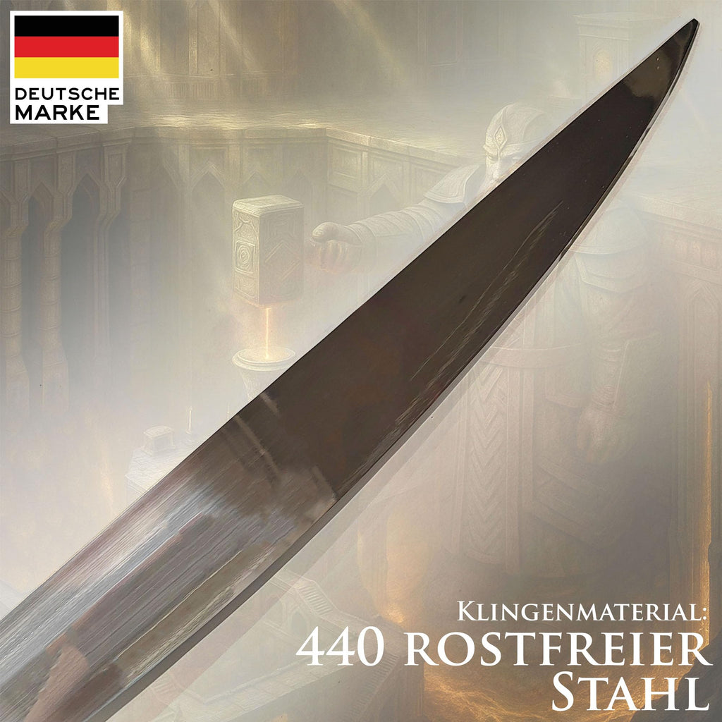 Der Herr der Ringe - LOTR Schwert, Filmschwert, echt, aus Stahl, Der Hobbit, Zauberer Merch, Aragorn Sword, Deko für Sammler und als Geschenk