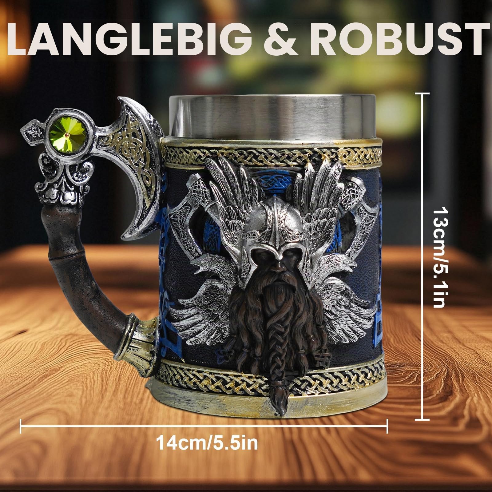 ZONSUSE Mittelalter Drache Kelch, Gotischer Drachen Kelch, Flugsaurier Edelstahl Weinkelch, Roter Drache auf Kreuzsockel, Magischer Dragon Goblet,Idee Geschenk für Fantasy Fans 200ml (Rot Goblet)