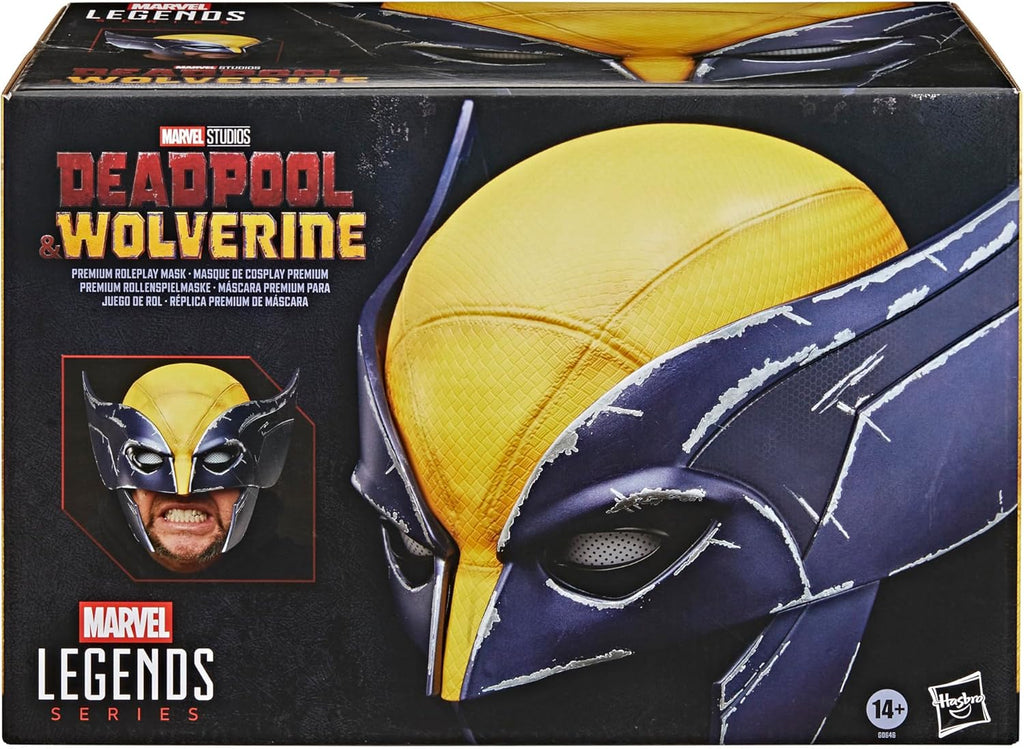 Marvel Legends Series Wolverine Premium Rollenspielmaske, Gelb