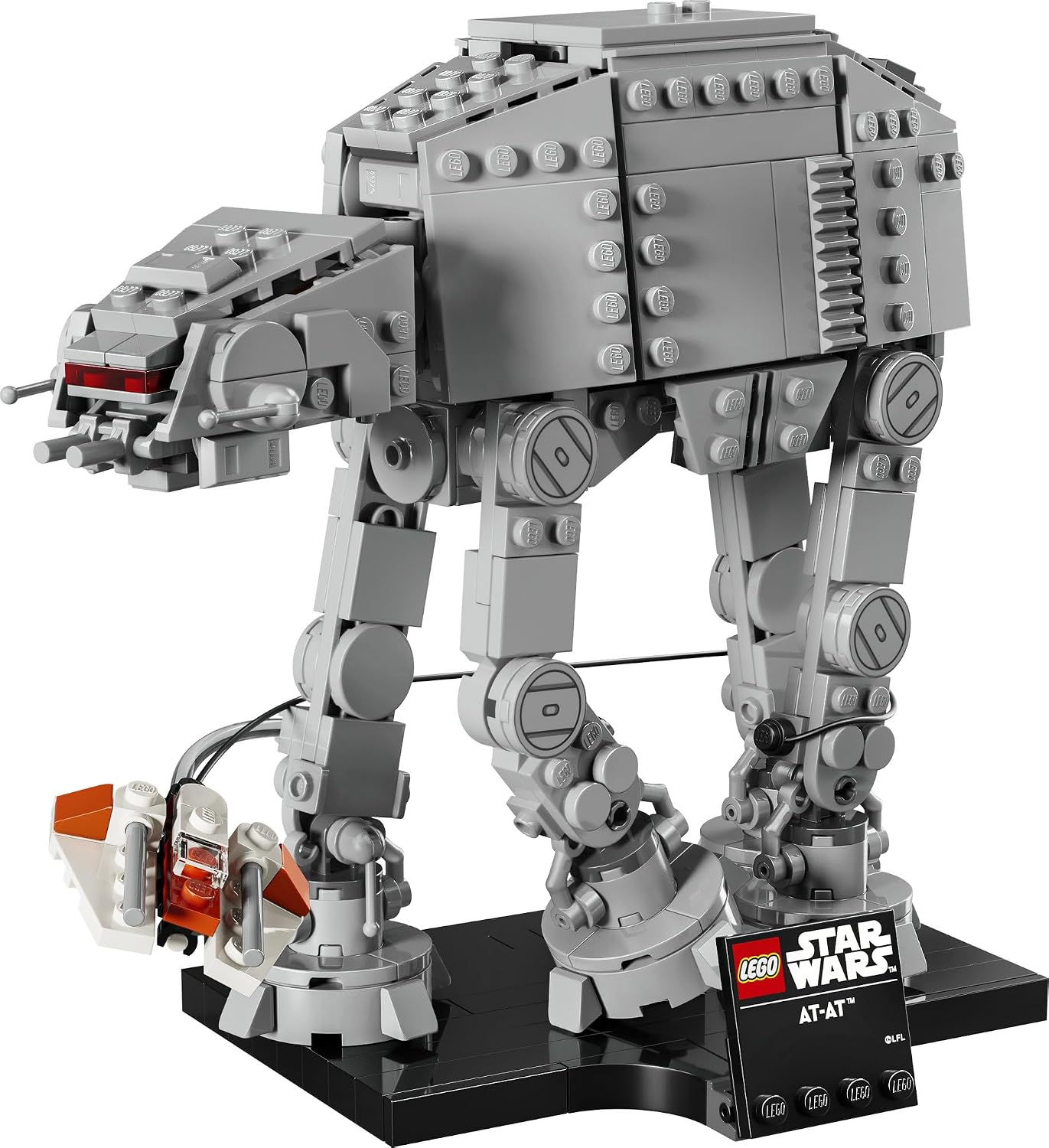 LEGO Star Wars 75440 AT-AT - Modellbau Set für Erwachsene - Mit Snowspeeder, Ständer & Namensschild - DIY Deko fürs Regal - Geschenk für Fans von Das Imperium schlägt zurück