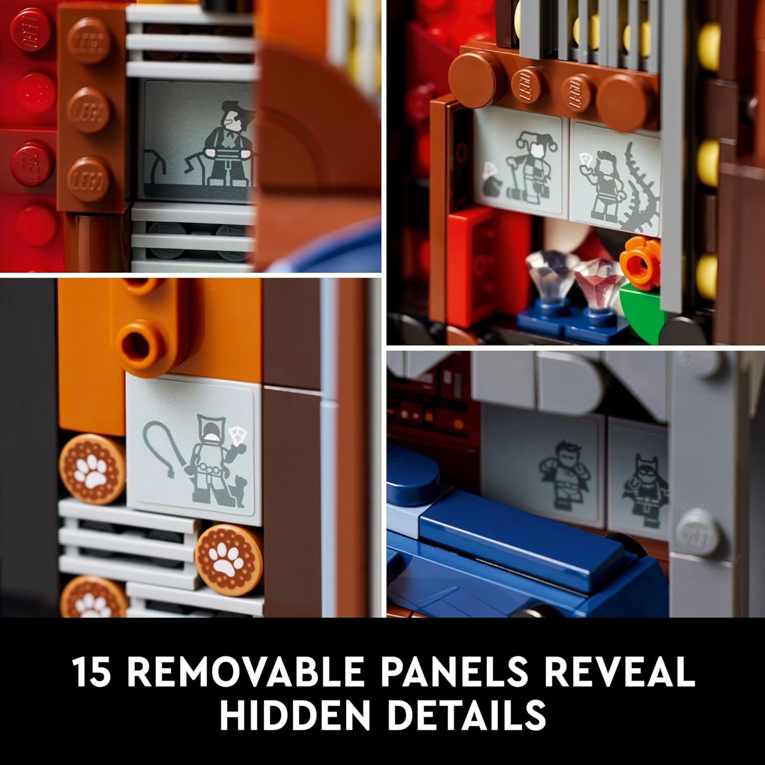 Lego DC Batman - Die Zeichentrickserie Gotham City Bauen und Ausstellen Erwachsenen-Set mit Minifiguren, DC Sammelgeschenk für Fans von Superhelden-Action- und Abenteuerfilmen, 76271