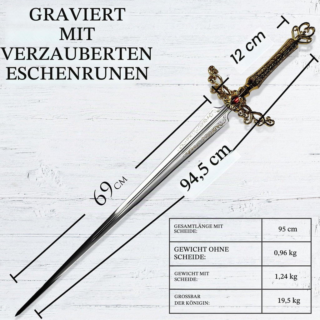 Elden Ring Schwert & Katana Repliken | Gamer Sword | Sammlerschwert & Cosplay Gamer Merch Zubehör Spiel | Fans und Cosplay