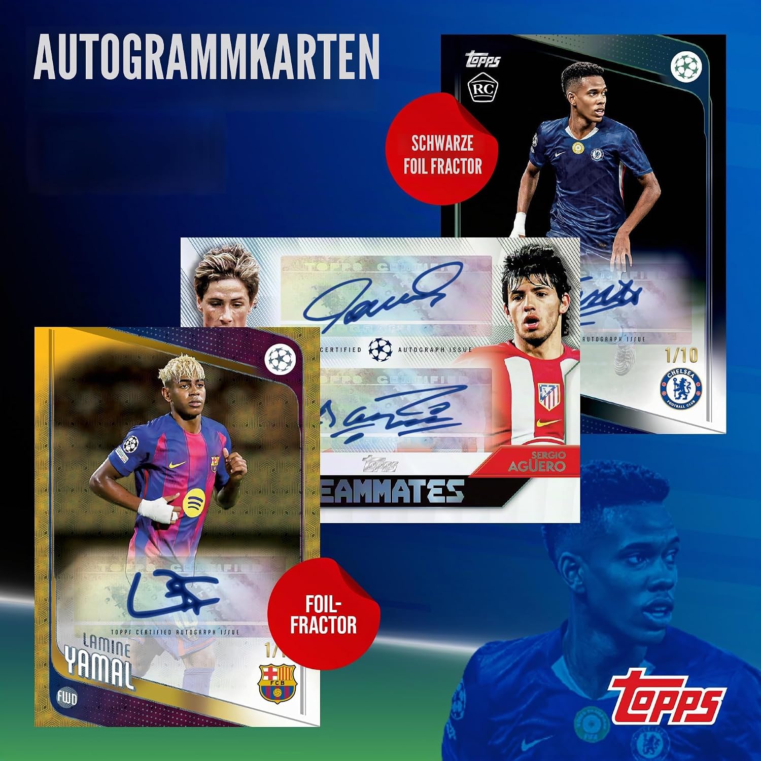 2025-26 Topps UEFA Club-Wettbewerbe Fußball – Fabrikversiegelt – Vorteilsbox
