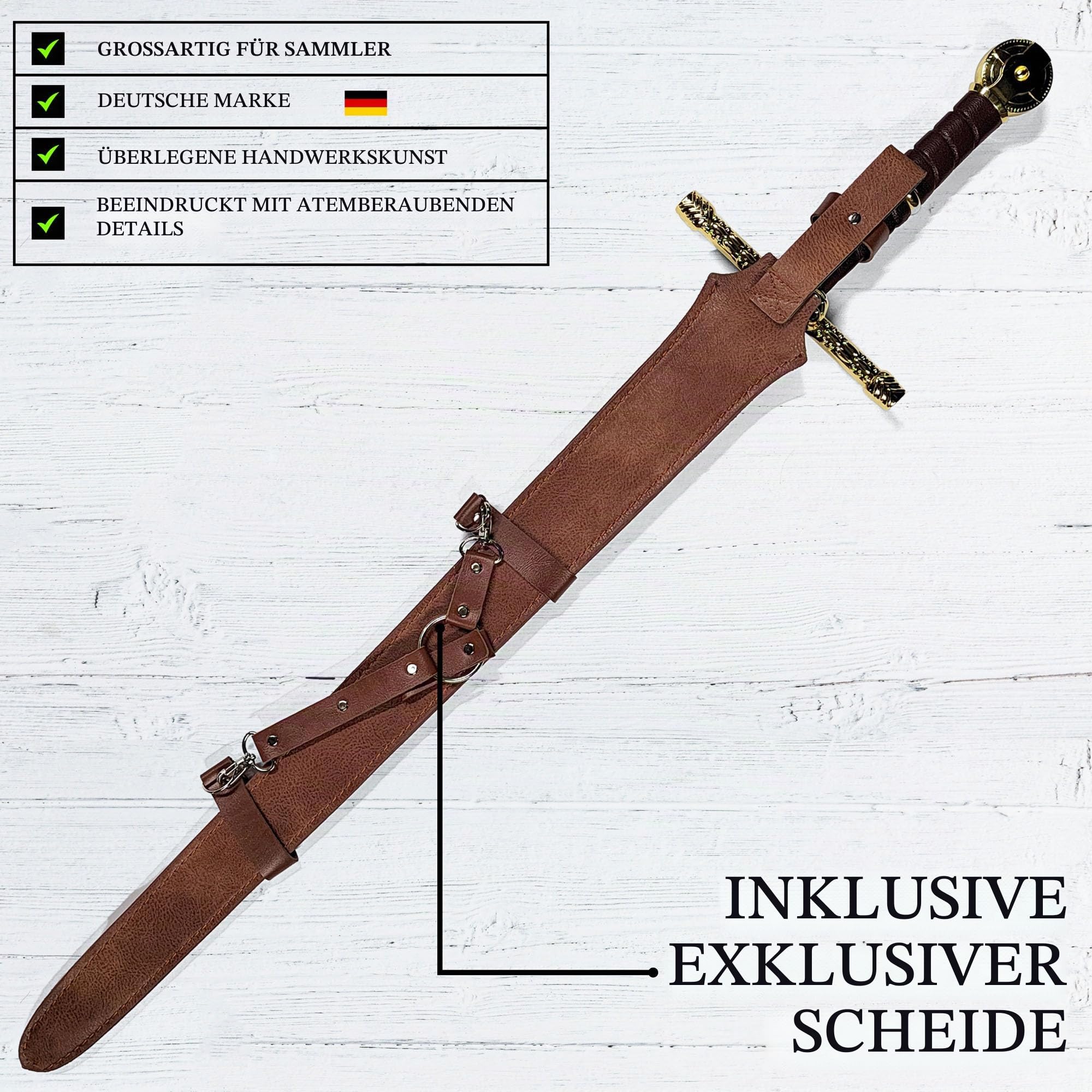 Elden Ring Schwert & Katana Repliken | Gamer Sword | Sammlerschwert & Cosplay Gamer Merch Zubehör Spiel | Fans und Cosplay