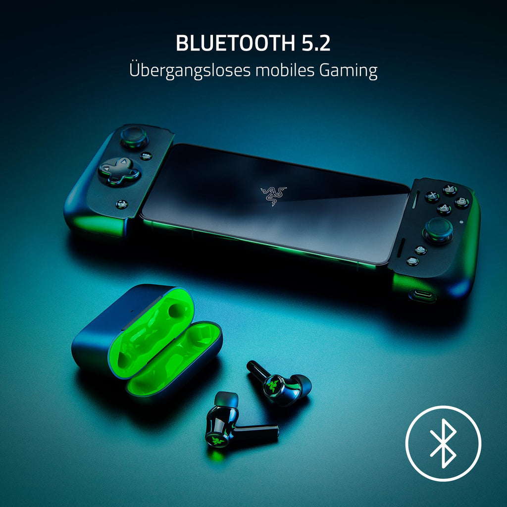 Razer Hammerhead HyperSpeed - Drahtlose Multiplattform-Gaming in ear Kopfhörer für Xbox (True Wireless Gaming Earbuds mit HyperSpeed Wireless & Bluetooth 5.3, Chroma RGB) Schwarz