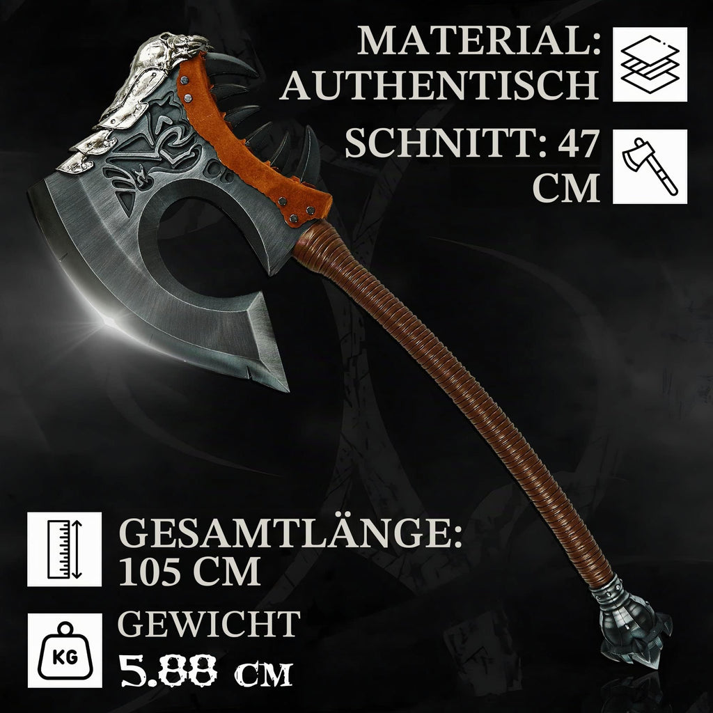 Swords and more Frostmourne Schwert Replik, Lich King Frostmourne Schwert Replikat 106 cm, World of Warcraft, Gaming Deko, Schwert aus Metall für Wow Cosplay, Deko Schwert & Gamer Geschenk