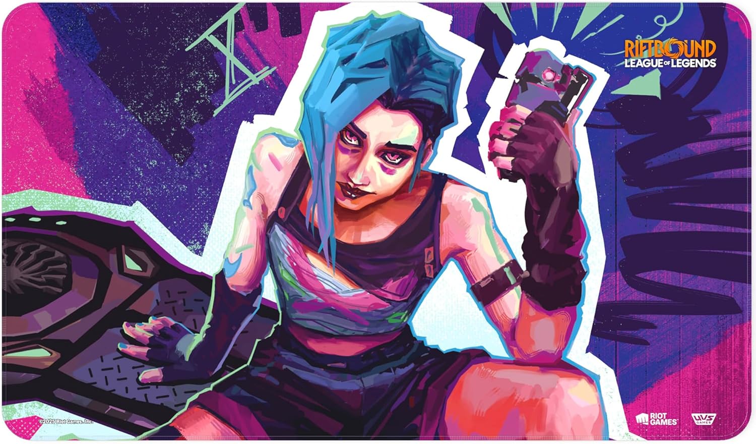 UVS Games Riftbound TCG: League of Legends: Jinx Playmat