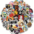 One Piece Aufkleber, One Piece Sticker, 100 Pcs Wasserdicht Sticker Ubephant Style Decals Computer Skateboard Gepäck Aufkleber Geschenke für Kinder