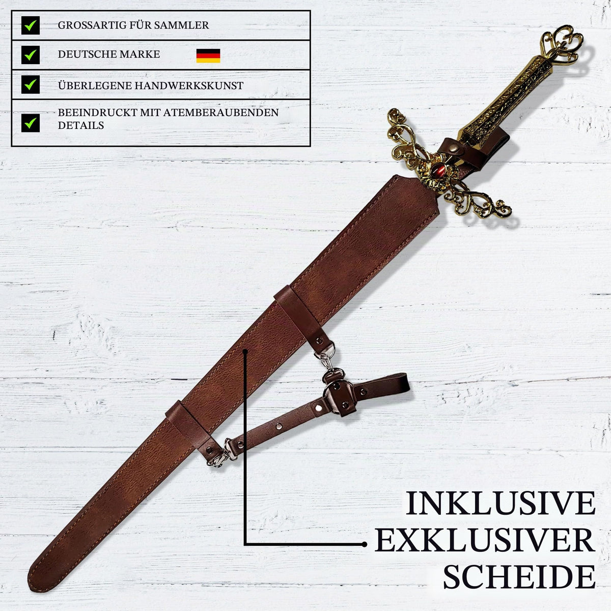Elden Ring Schwert & Katana Repliken | Gamer Sword | Sammlerschwert & Cosplay Gamer Merch Zubehör Spiel | Fans und Cosplay