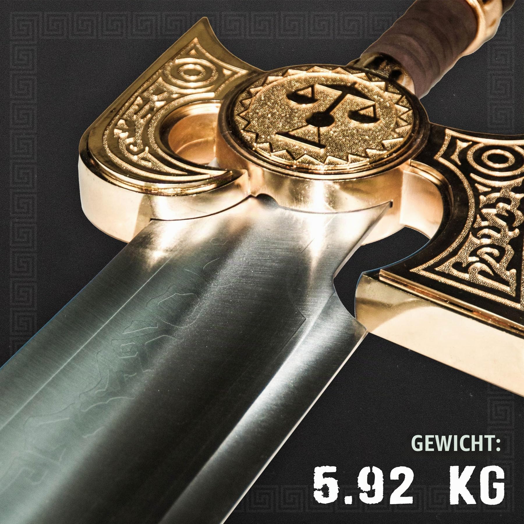 Swords and more Frostmourne Schwert Replik, Lich King Frostmourne Schwert Replikat 106 cm, World of Warcraft, Gaming Deko, Schwert aus Metall für Wow Cosplay, Deko Schwert & Gamer Geschenk