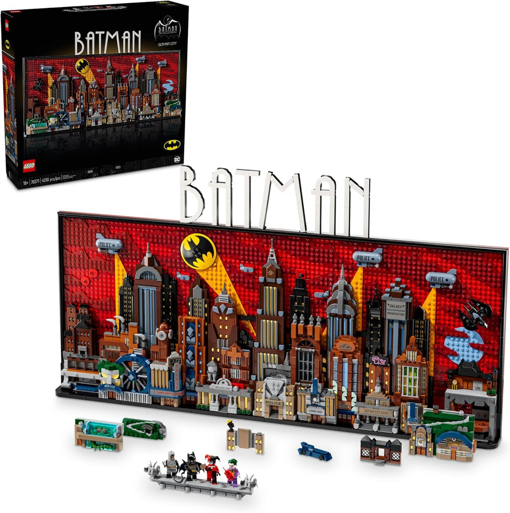 Lego DC Batman - Die Zeichentrickserie Gotham City Bauen und Ausstellen Erwachsenen-Set mit Minifiguren, DC Sammelgeschenk für Fans von Superhelden-Action- und Abenteuerfilmen, 76271