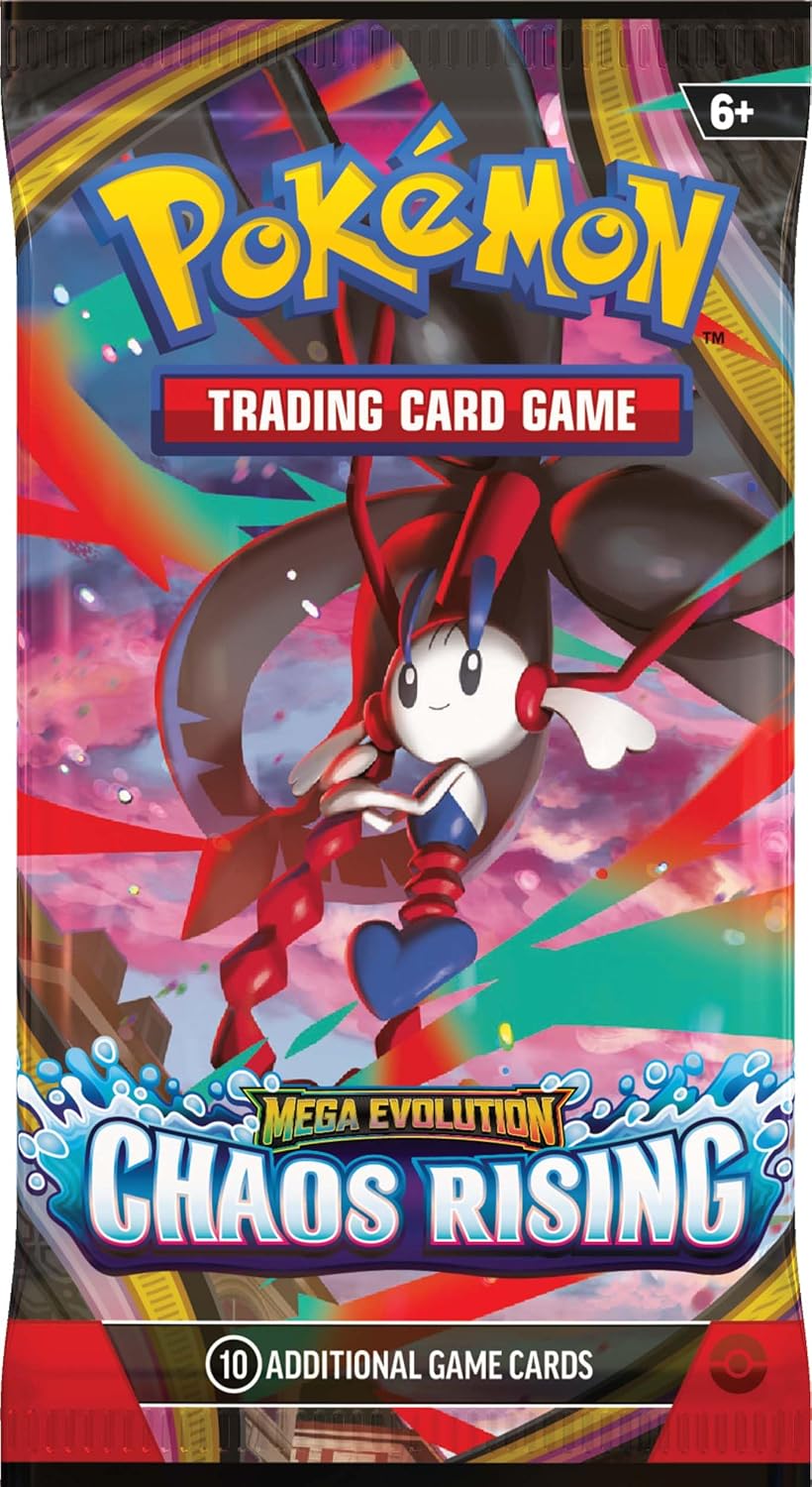 Pokémon TCG: Mega Evolution - Chaos Rising 1 x Booster Pack, Sammelkartenspiel