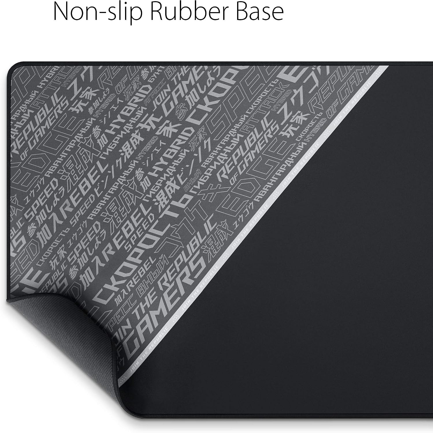 Asus ROG Sheath BLK LTD Gaming Mauspad (Tischunterlage, extra groß, rutschfest, langlebig) dunkelgrau