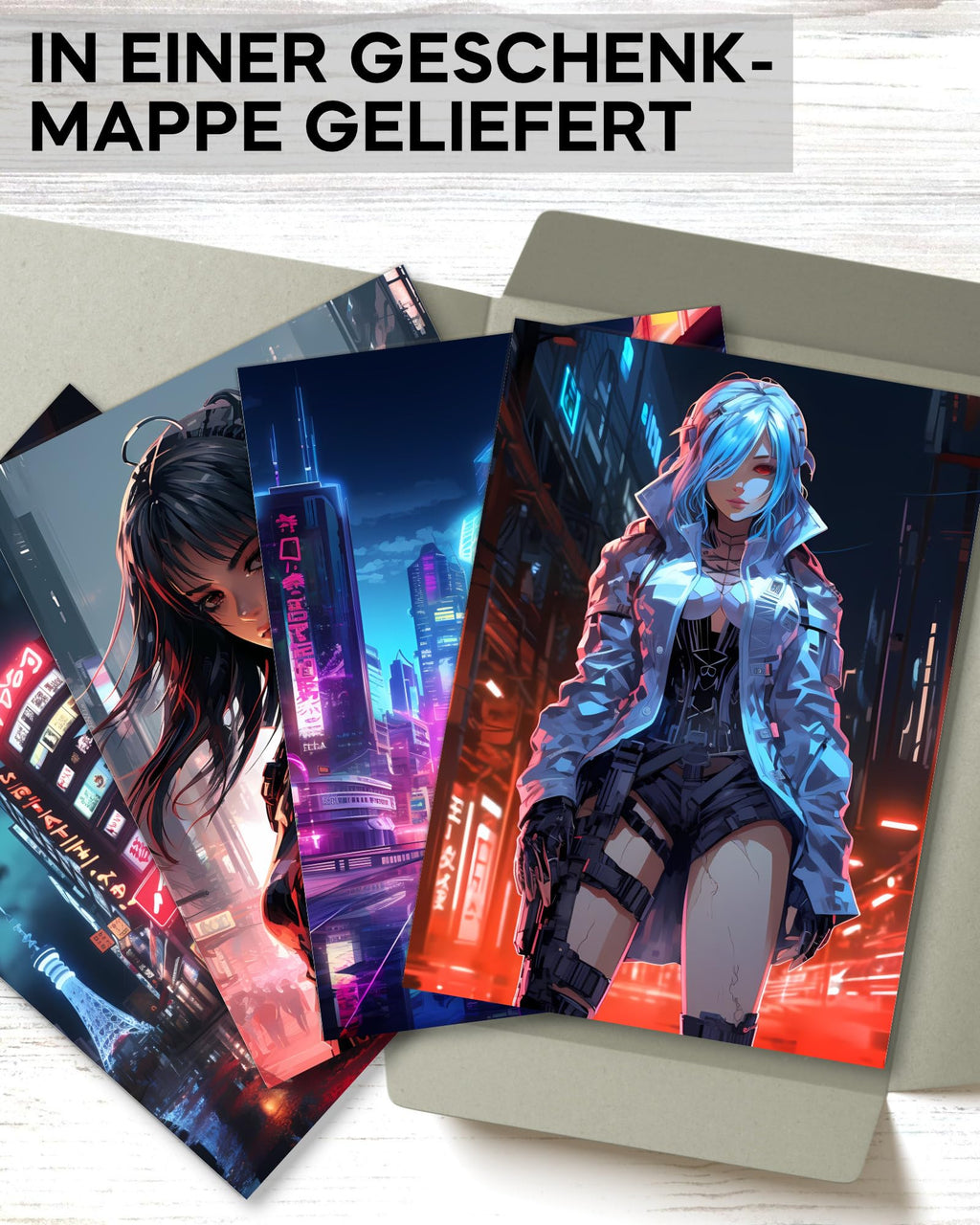 mojoliving Gaming Zimmer Deko Bilder | Poster Wand für Gamer Jugendzimmer | Set mit Neon Sign Motive | Coole Geschenke für Gamer | Zocker Bilder Wand | Neon Wandbild