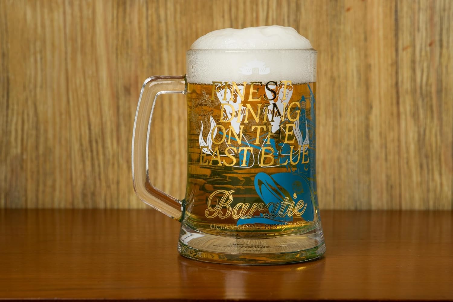 Paladone One-Piece-Baratie-Bierkrug aus Glas, mit Griff, 500 ml, offiziell lizenzierter Fanartikel der Netflix Anime-Popkultur