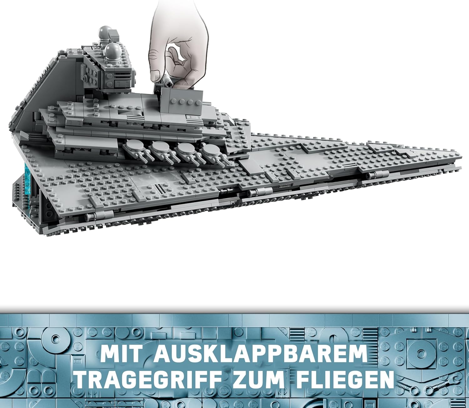 LEGO Star Wars 75394 Imperialer Sternzerstörer – Raumschiff-Spielzeug mit detailliertem Innenraum und 7 Minifiguren – Geburtstagsgeschenk für Jungs ab 10 Jahren und Erwachsene Fans
