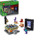 LEGO Minecraft Reise durch Nether und Endportal - Kinder Spielzeug mit Helden, Enderman und Baby Hoglin Figuren - Set mit Minecraft Figur - Gamer Geschenk für Jungen und Mädchen ab 7 Jahren - 21584
